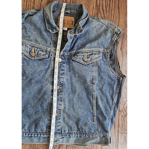 Rare Edwin made in Japan denim Jacket Vest Guns N Roses GNR World Tour 2002 Sz M - Picture 12 of 16